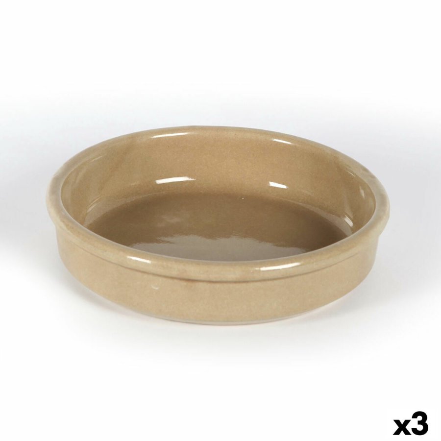 Kasserolle Anaflor Barro Anaflor Brun Keramik  21 cm (3 enheder) #1