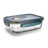 Hermetisk madkasse Quid Astral Rektangulr 1,04 L Bl Glas (6 enheder) #2