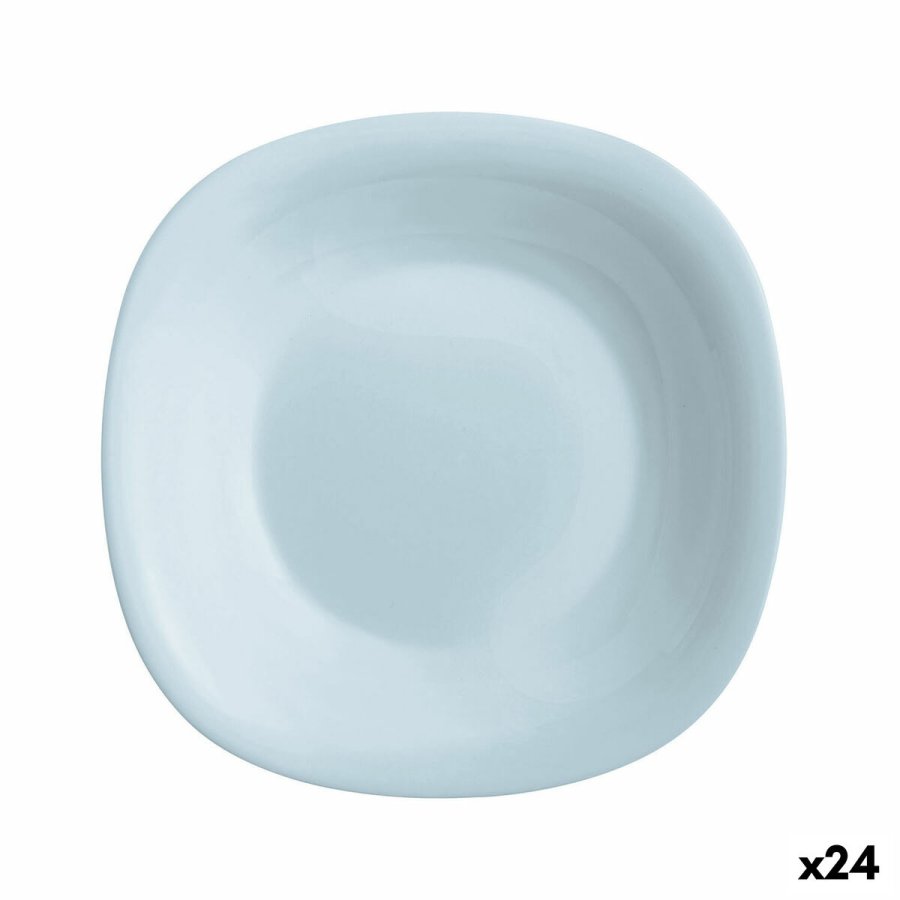 Dyb tallerken Luminarc Carine Paradise Bl Glas 21 cm (24 enheder) #1