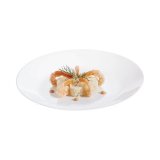 Flad Plade Luminarc Zelie Hvid Glas  25 cm (12 enheder) #4
