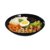 Dyb tallerken Luminarc Zelie Negro Sort Glas  20 cm (12 enheder) #4