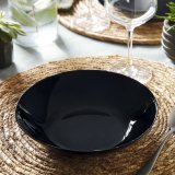 Dyb tallerken Luminarc Zelie Negro Sort Glas  20 cm (12 enheder) #7