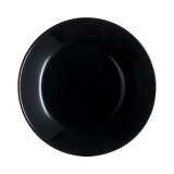 Desserttallerken Luminarc Zelie Negro Sort Glas  18 cm (12 enheder) #13