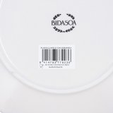 Flad Plade Bidasoa Oceanika Bl� Keramik � 27 cm (12 enheder) #5