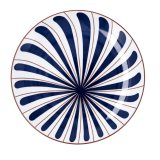 Flad Plade Bidasoa Oceanika Bl� Keramik � 27 cm (12 enheder) #4