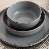 Snacksk�l Quid Duna Gr� Keramik 15 x 15 cm (12 enheder) #3