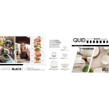 Snacksk�l Quid Gastro Black Hvid Sort Keramik (12 enheder) #2