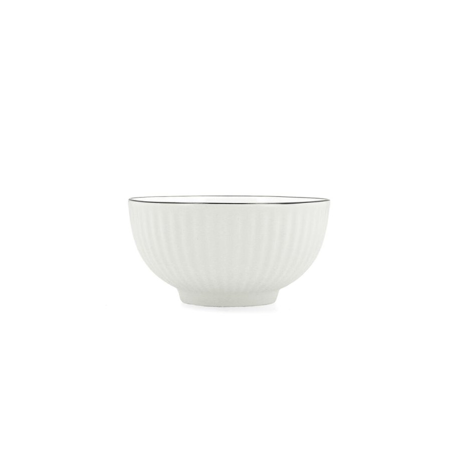 Snacksk�l Quid Gastro Black Hvid Sort Keramik (12 enheder) #5