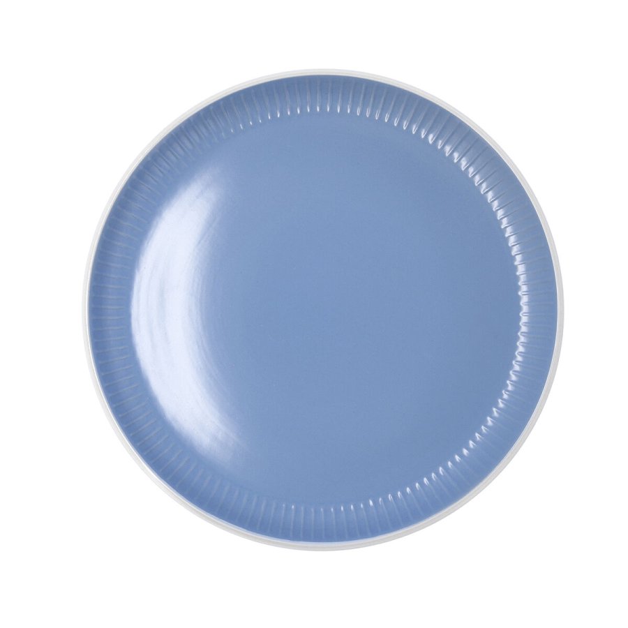 Flad Plade Bidasoa Moana Bl� Keramik � 26 cm (12 enheder) #5