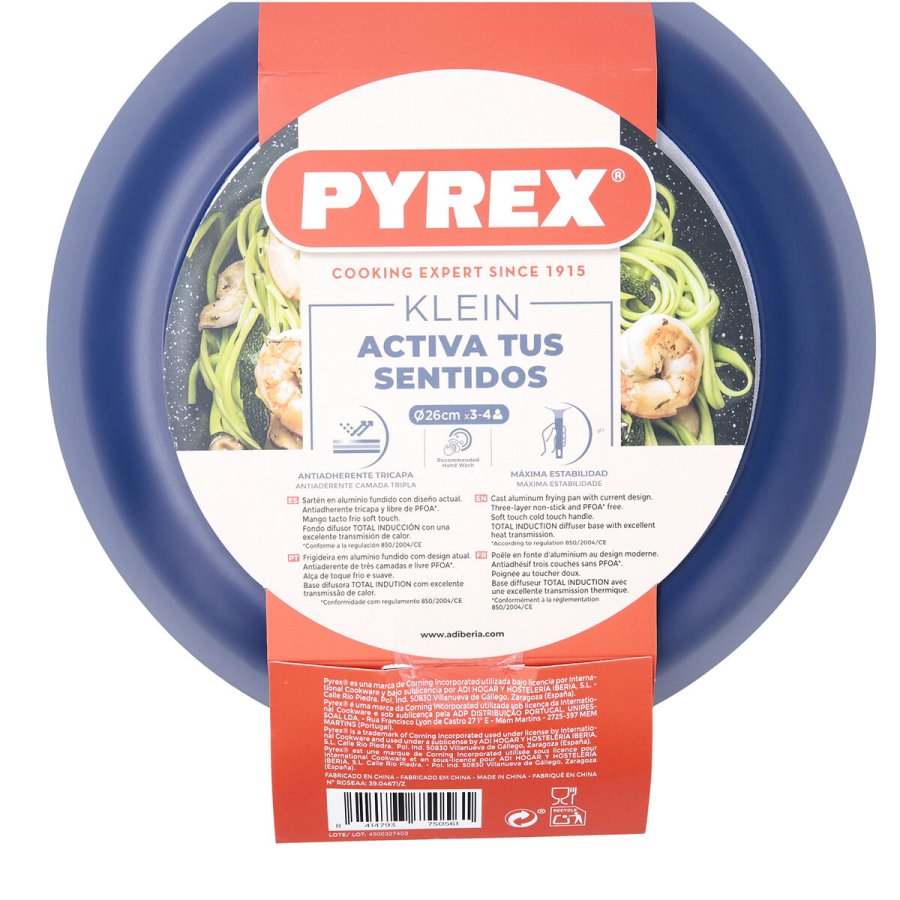 Stegepande Pyrex Klein Bl� Metal � 26 cm (6 enheder) #7