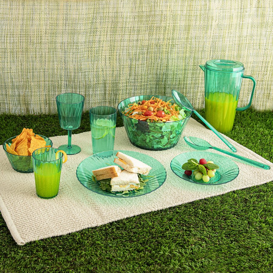 Flad Plade Quid Iris Gr�n Plastik � 19 cm (12 enheder) #2