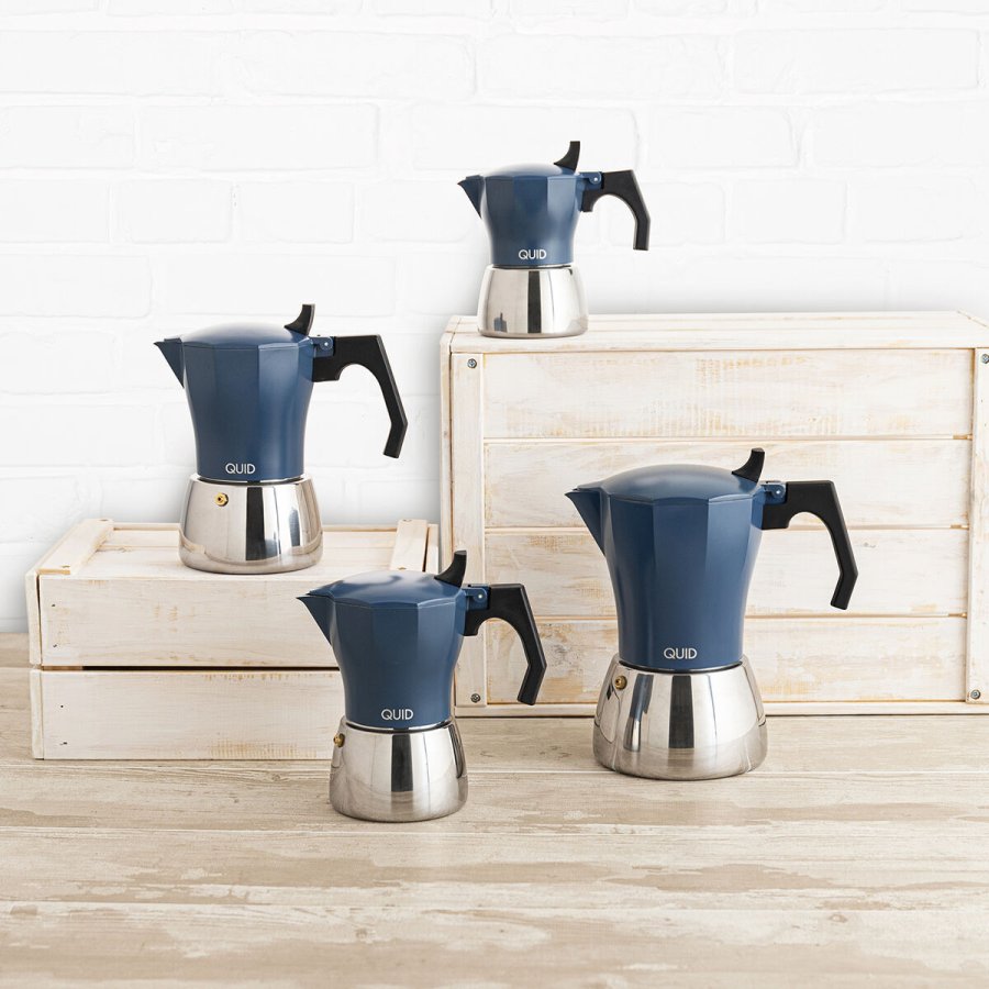 Italiensk Kaffekande Quid Baltic Hvid Metal 6 Kopper (6 enheder) #2