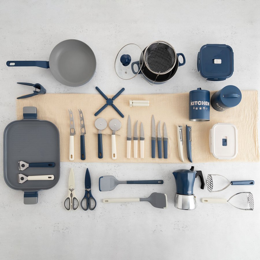 Italiensk Kaffekande Quid Baltic Hvid Metal 9 Kopper (6 enheder) #3