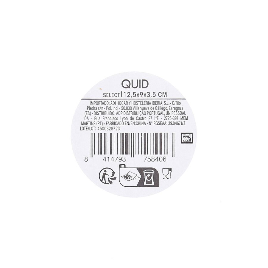 Snack bakke Quid Select Vidrio Gennemsigtig 12,5 x 9 x 3,5 cm (12 enheder) #7