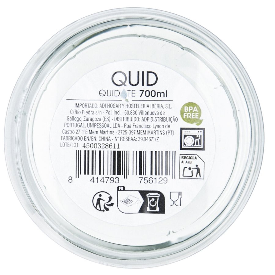 Vandflaske Quid Quidate Grn Plastik 700 ml (12 enheder) #5