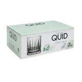 Glas Quid Style Gennemsigtig Glas Striber 370 ml (6 enheder) #5