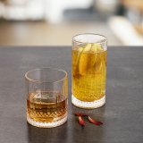 Glas Quid Style Gennemsigtig Glas Striber 460 ml (6 enheder) #2