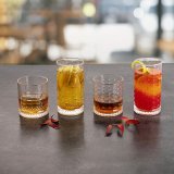 Glas Quid Style Gennemsigtig Glas Striber 460 ml (6 enheder) #3