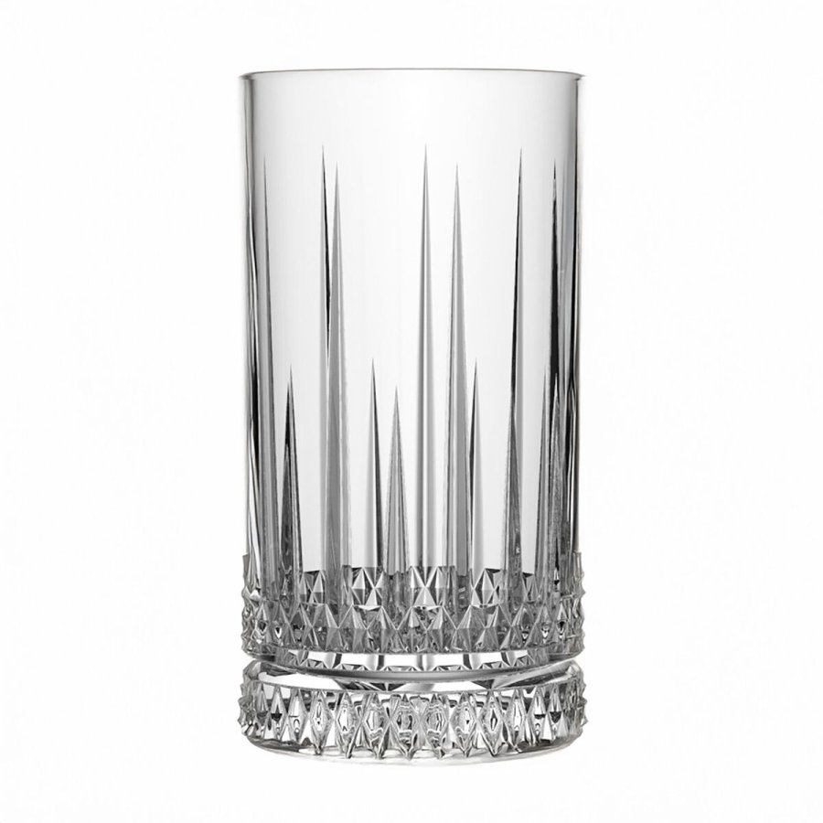 Glas Quid Style Gennemsigtig Glas Striber 460 ml (6 enheder) #6