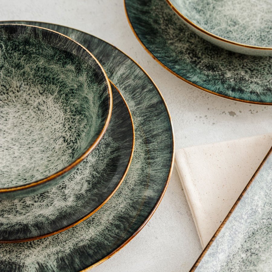 Snack bakke Bidasoa Stela Gr�n 27,5 x 16,3 cm (6 enheder) #5