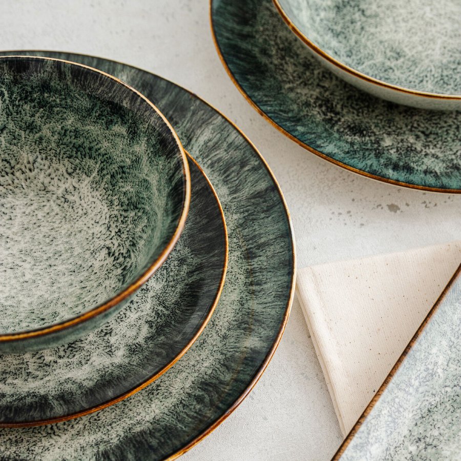 Snack bakke Bidasoa Stela Hvid 25 x 12 cm (6 enheder) #5