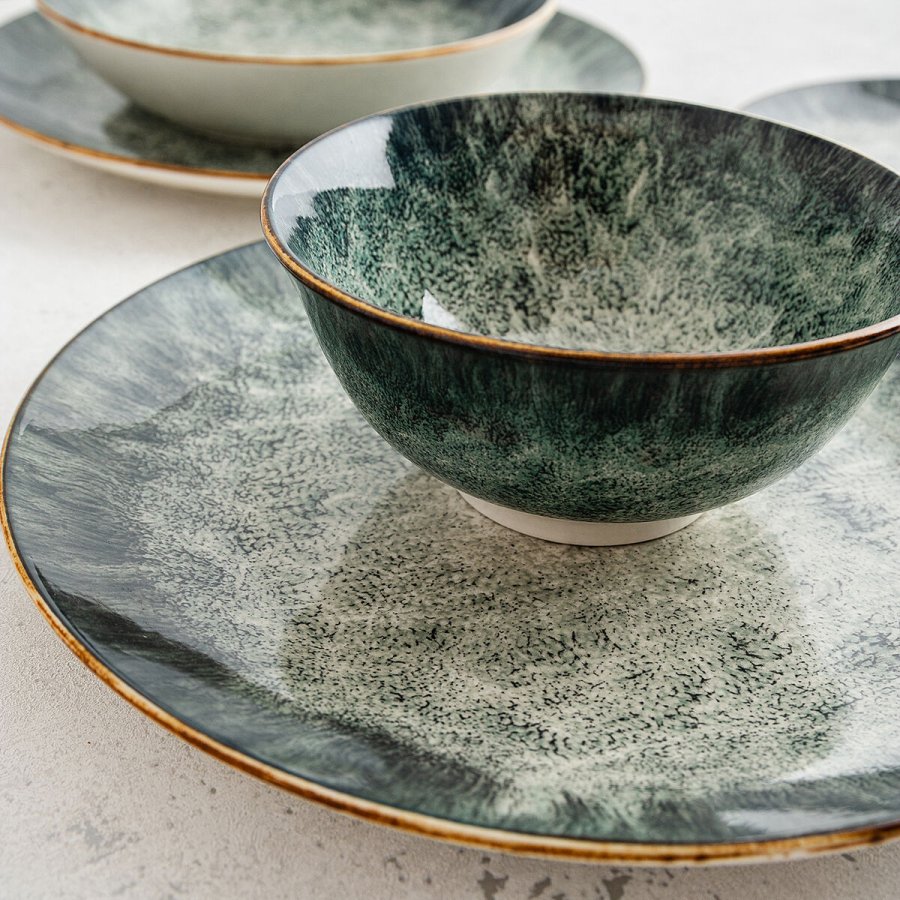 Snacksk�l Bidasoa Stela Hvid Keramik (6 enheder) #5