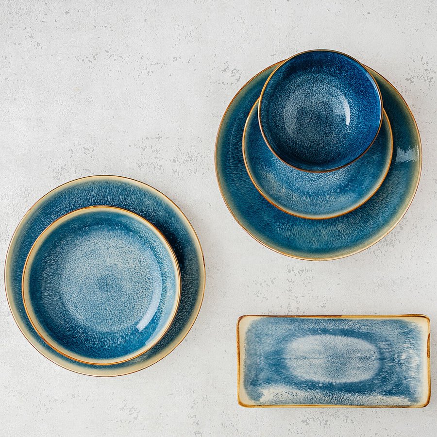 Snack bakke Bidasoa Aura Hvid 25 x 12 cm (6 enheder) #3