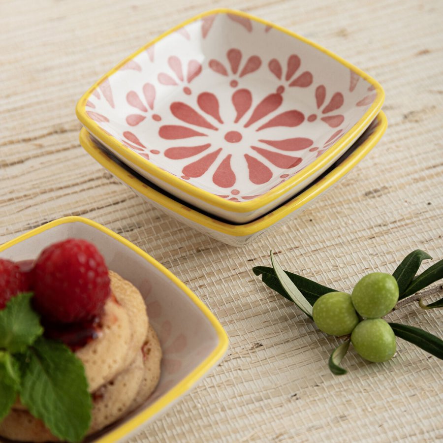 Tallerken Quid Velvet Pink Keramik 9,6 x 9,6 cm (24 enheder) #6