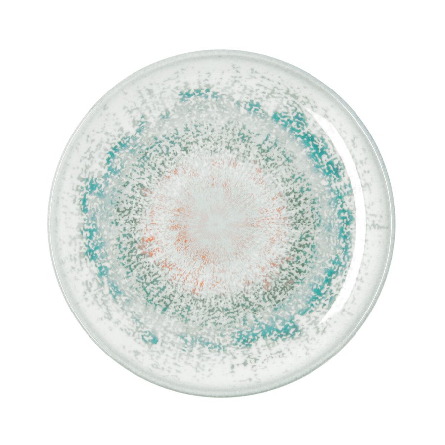 Flad Plade Bidasoa Kai Hydrozero Hvid Keramik � 27 cm (6 enheder) #6