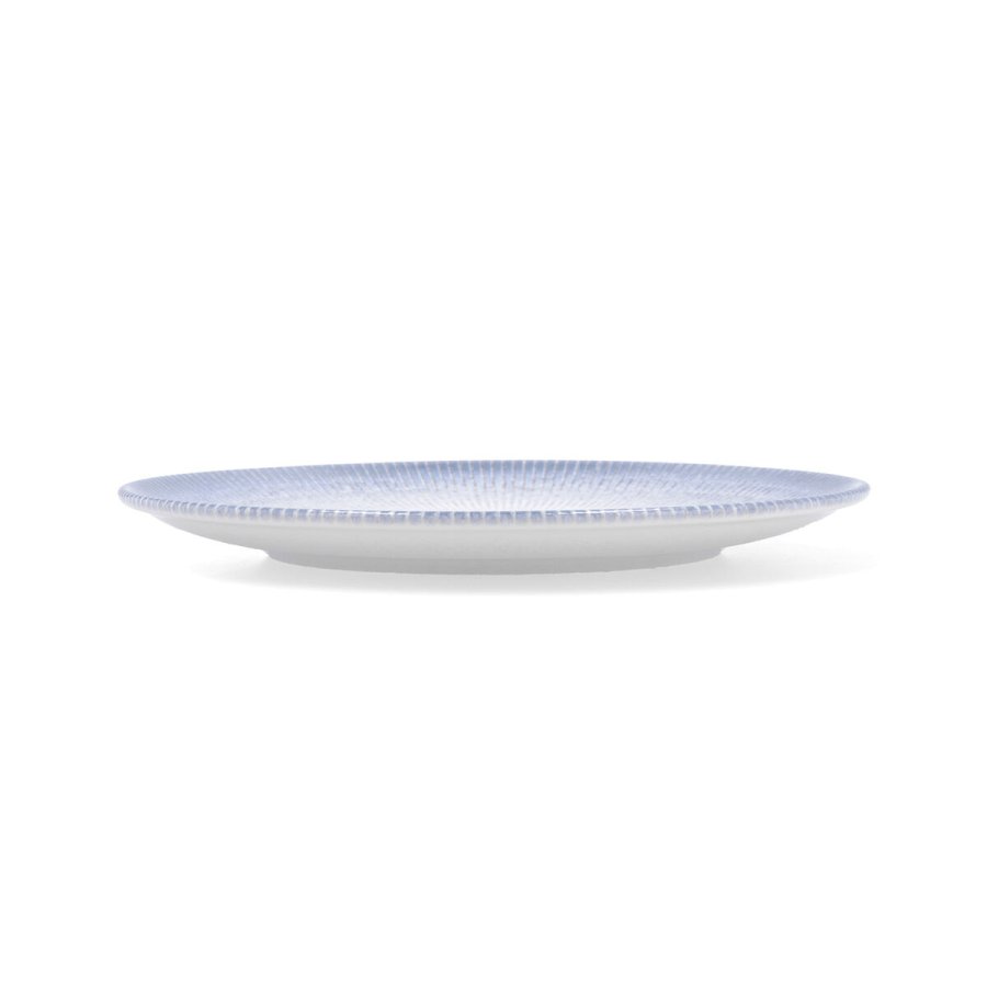 Flad Plade Bidasoa Lea Hydrozero Hvid Keramik � 27 cm (6 enheder) #7