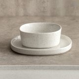 Snacksk�l Bidasoa Elite Hvid Keramik 18 x 18 x 3,5 cm (8 enheder) #5