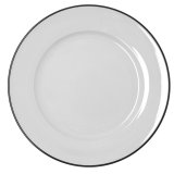 Flad Plade Bidasoa Glacial Filo Hvid Keramik � 30 cm (12 enheder) #6