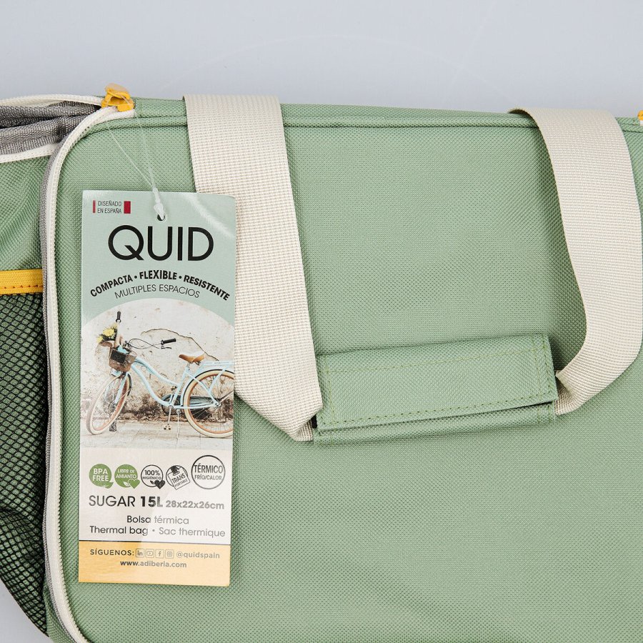 K�letaske Quid Sugar Gr�n 28 x 22 x 26 cm (6 enheder) #4