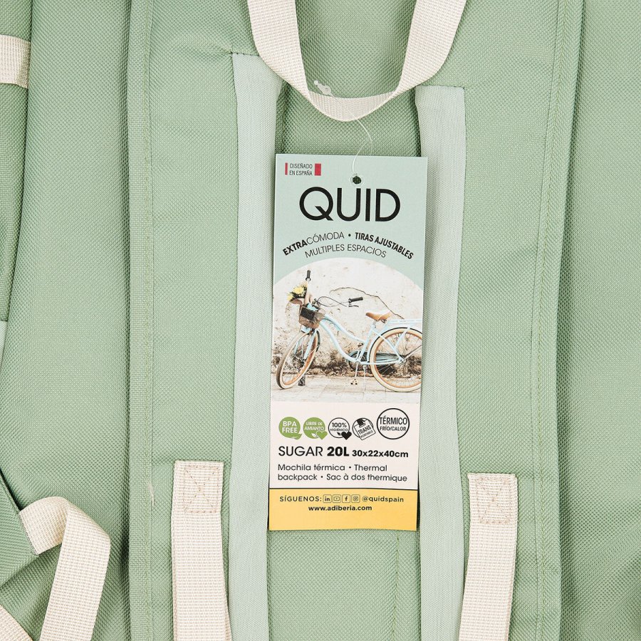 Klerygsk Quid Sugar Grn Tekstil 20 L 30 x 22 x 4 cm (6 enheder) #4