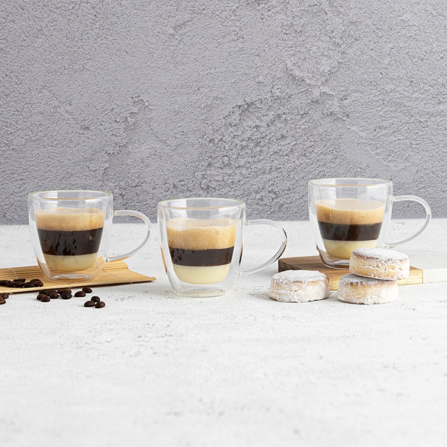 Te- og kaffekop Quid Serenia Gennemsigtig Glas 150 ml (6 enheder) #2