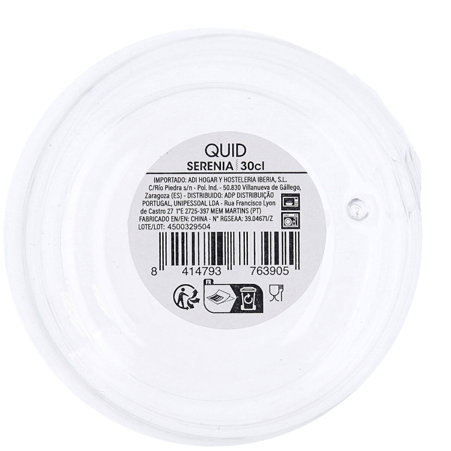 Te- og kaffekop Quid Serenia Gennemsigtig Glas 300 ml (6 enheder) #6