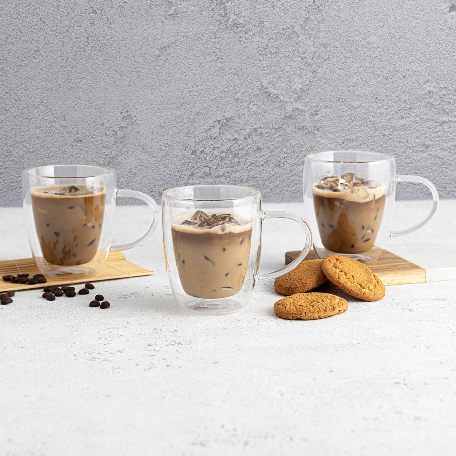 Te- og kaffekop Quid Serenia Gennemsigtig Glas 300 ml (6 enheder) #2