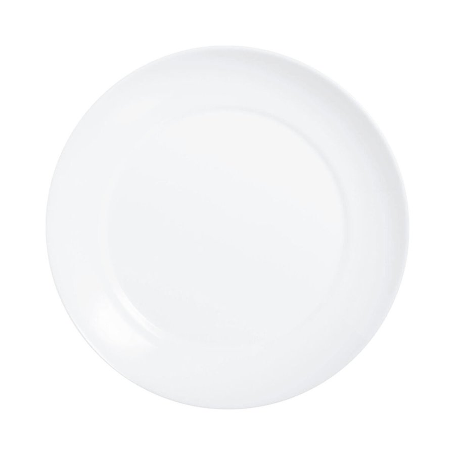 Flad Plade Luminarc Apy Hvid Glas � 25 cm (12 enheder) #2