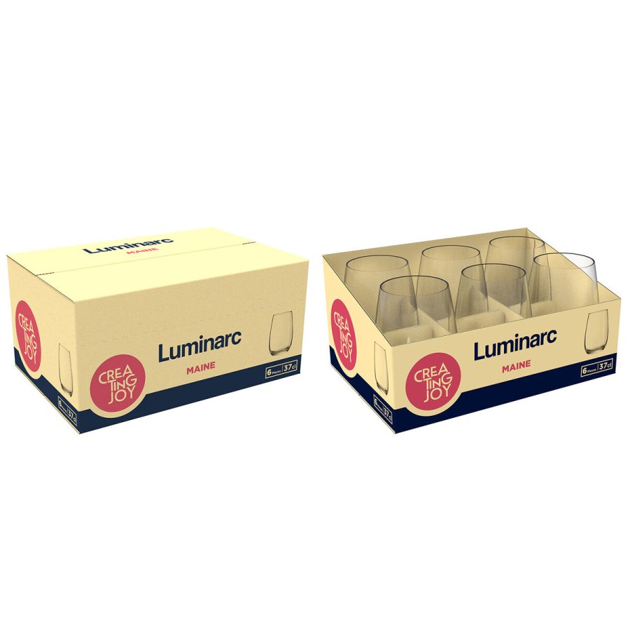 Glas Luminarc Maine Gennemsigtig Glas 370 ml (6 enheder) #3