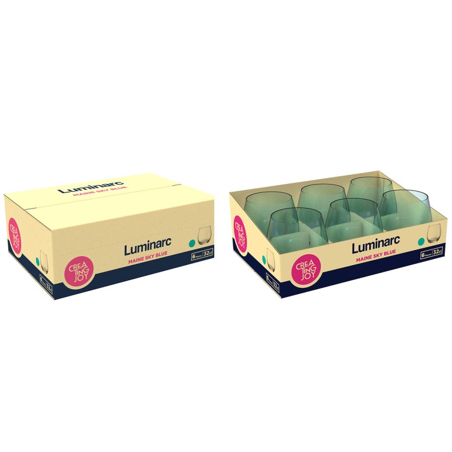 Glas Luminarc Maine Bl� Glas 320 ml (6 enheder) #3