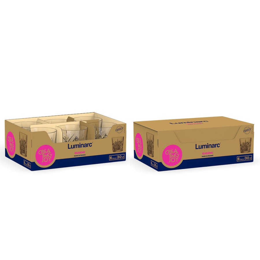 Glas Luminarc Eugene Gennemsigtig Glas 300 ml (6 enheder) #5