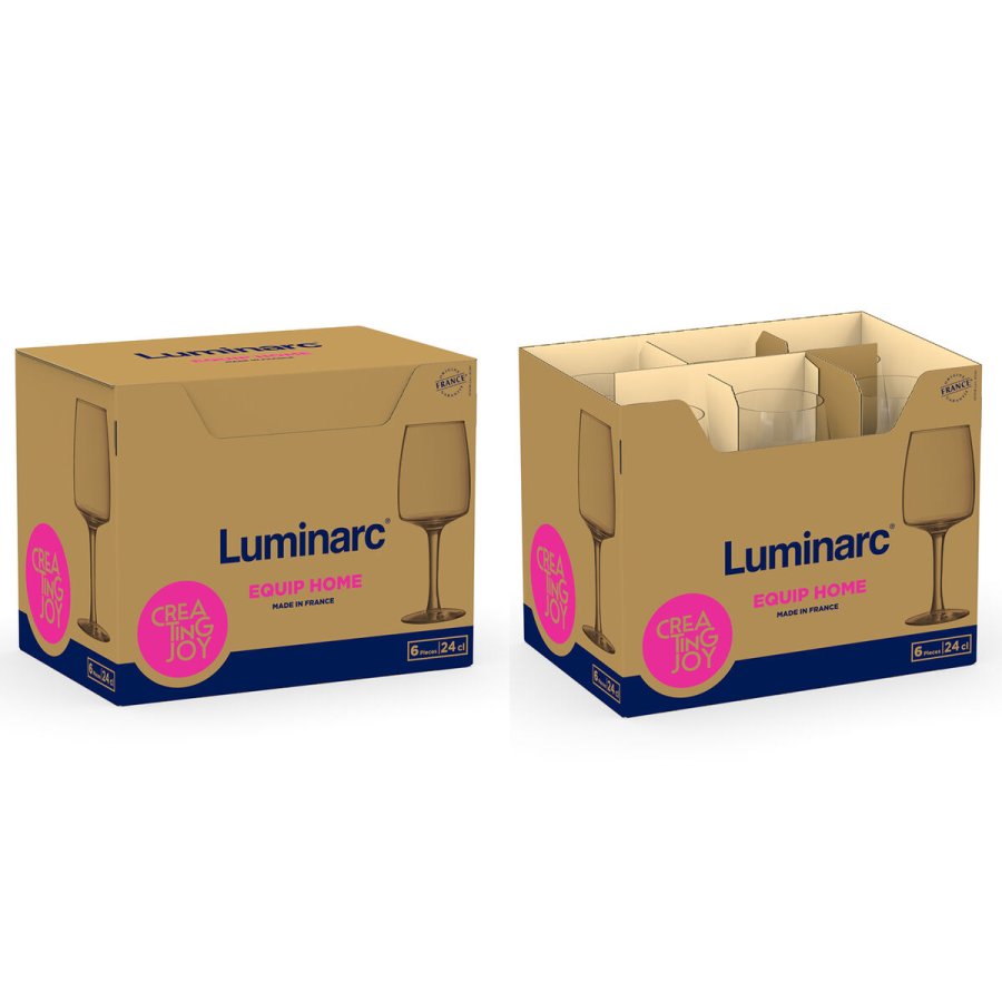 Vinglas Luminarc Equip Home Gennemsigtig Glas 240 ml (6 enheder) #7