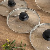 Grydel�g Quid Renova Gennemsigtig Glas � 18 cm (6 enheder) #4