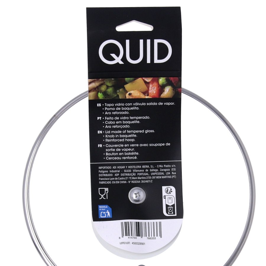 Grydel�g Quid Renova Gennemsigtig Glas � 20 cm (6 enheder) #4