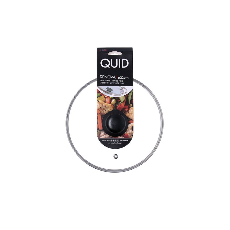 Grydel�g Quid Renova Gennemsigtig Glas � 22 cm (6 enheder) #6