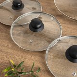 Grydel�g Quid Renova Gennemsigtig Glas � 26 cm (6 enheder) #4