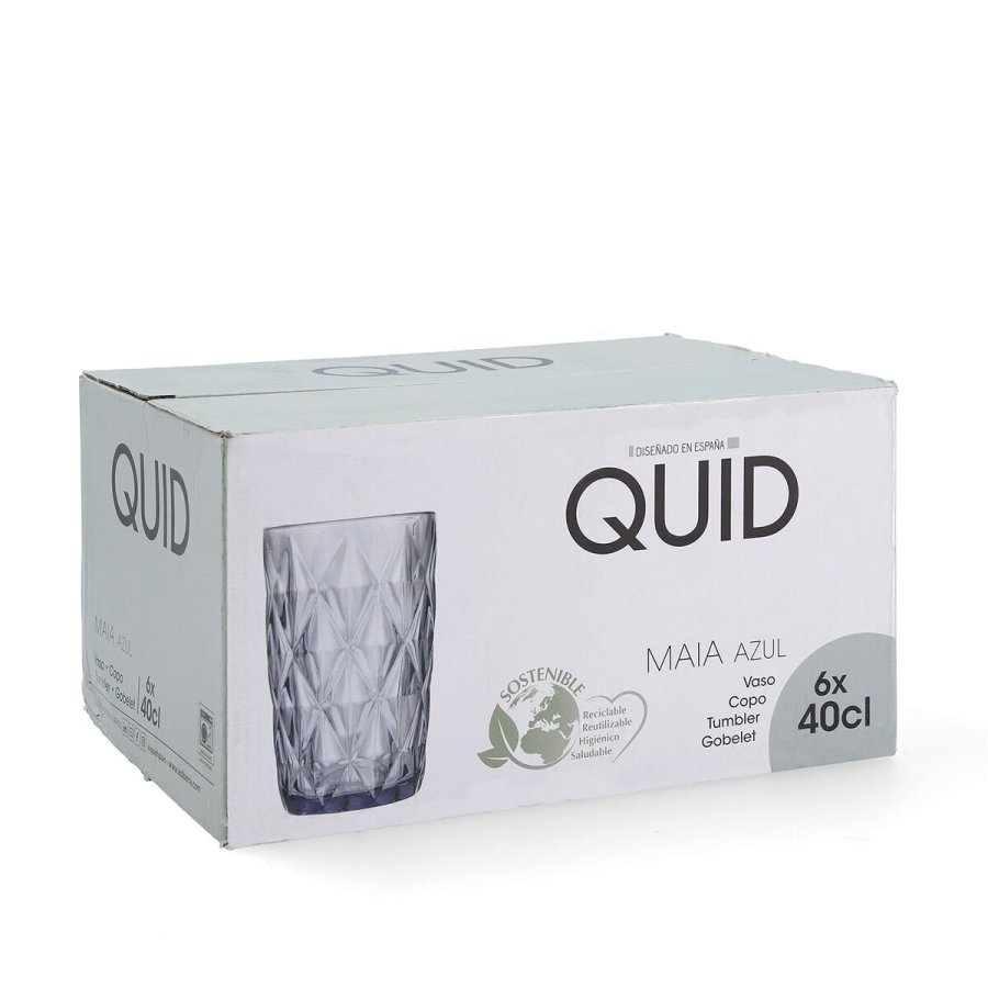 Glas Quid Maia Bl� Glas 400 ml (6 enheder) #5