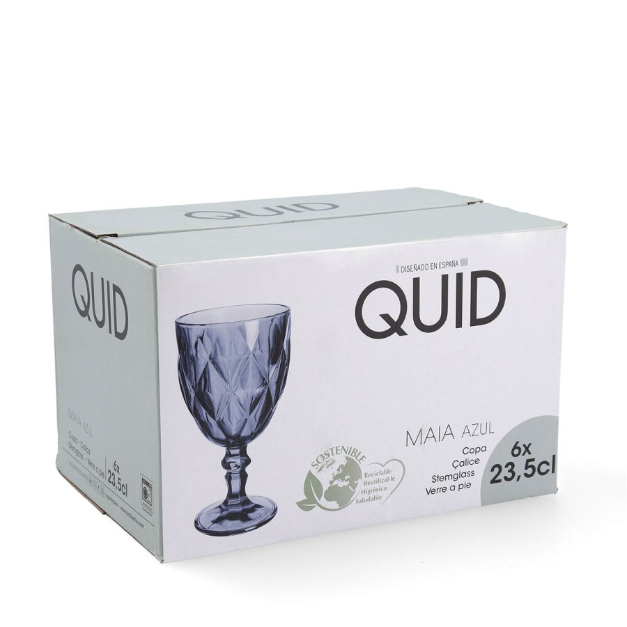Vinglas Quid Maia Bl� Glas 235 ml (6 enheder) #4