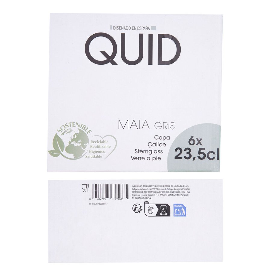 Vinglas Quid Maia Bl� Glas 235 ml (6 enheder) #7
