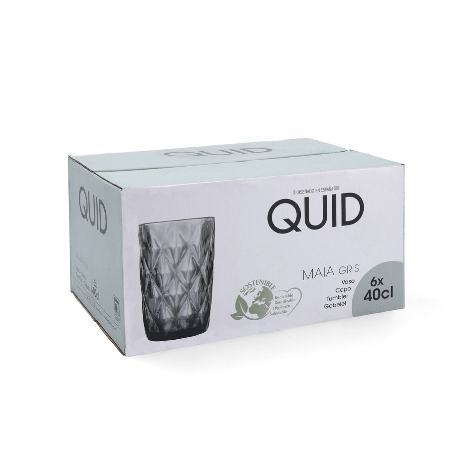 Glas Quid Maia Bl� Glas 400 ml (6 enheder) #5